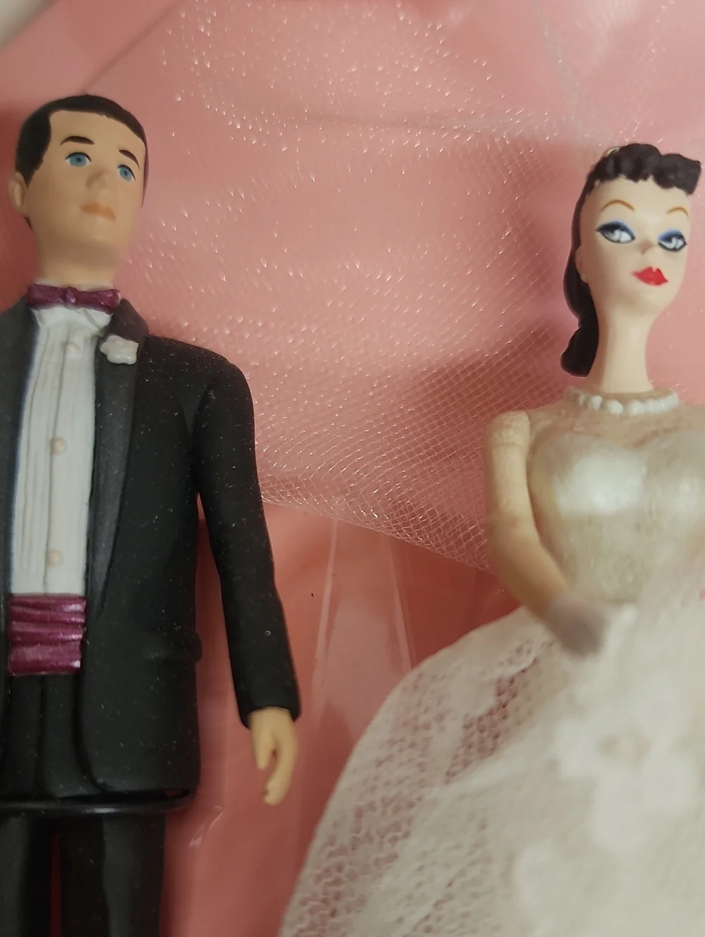 Barbie & Ken Wedding Day Set Keepsake Collector Dolls Ornament Handcrafted 1997
